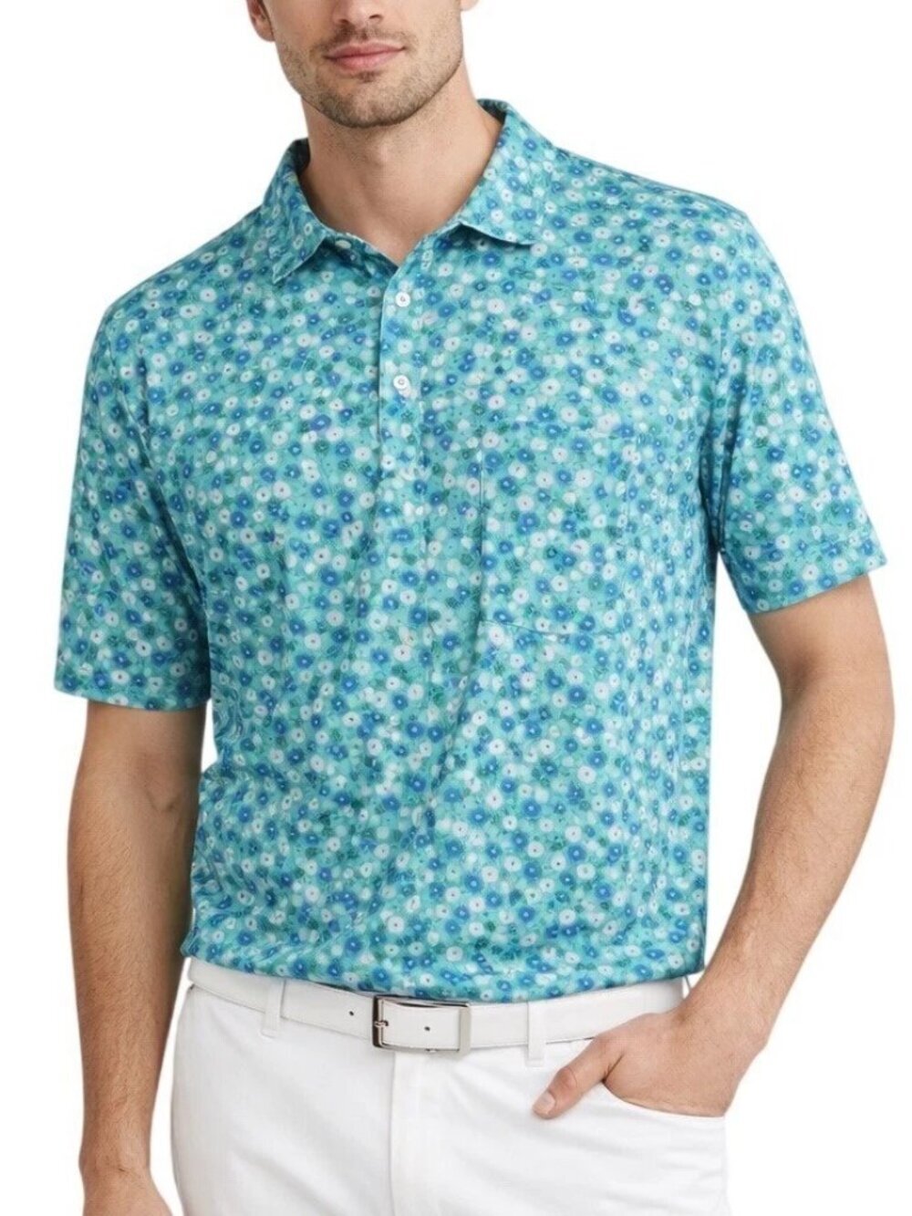 NWT REDVANLY Men's Curacao Performance Golf Polo Activewear